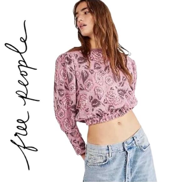 Free People Tops - Free People‎ Women’s No Ordinary Top Smoked Pink Combo - Size L